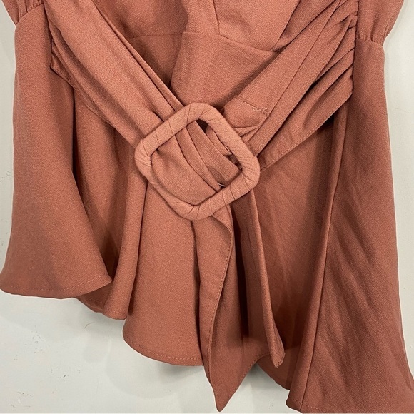 ZARA Belted Belted Wrap Top Bloggers Favorite - Picture 5 of 8